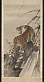 Tiger, Gao Qifeng (Chinese, 1889–1933), Hanging scroll; ink and color on alum paper, China