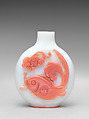 Snuff Bottle, Peking glass, China