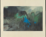 "Splashed-color" landscape, Chang Dai-chien (Zhang Daqian)  Chinese, Hanging scroll; ink and color on paper, China