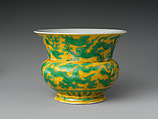 Leys Jar, Porcelain with incised decoration under colored glazes, China