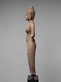 Standing Female Deity, probably Uma, Stone, Cambodia