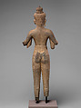 Male Deity, probably Shiva, Sandstone, Cambodia