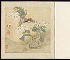 Flowers and Birds, Ren Yi (Ren Bonian) (Chinese, 1840–1896), Album of six leaves; ink and color on silk, China