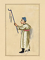 Chicken (or Bird) Vendor, Leaf; ink and color on rice paper, China