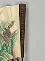 Fan, Unidentified artist, Paper and cedarwood, China