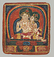 Initiation Card (Tsakalis): Vairochana, Opaque watercolor on paper, Tibet