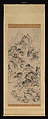 Orchid Pavilion Gathering, Ike no Taiga (Japanese, 1723–1776), Hanging scroll: ink and color on paper , Japan