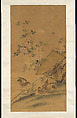 Flowers and Birds, Zhang Ruoai, Hanging scroll; ink and color on silk, China