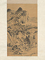 Landscape, Dong Gao (Chinese, 1740–1818), Hanging scroll; ink and color on paper, China