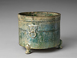 Cylindrical Vessel (Lien), Pottery, China
