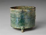 Cylindrical Vessel (Lien), Pottery, China