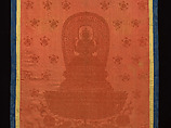 Avalokiteshvara as Shadakshari Lokeshvara, Silk twill damask, China