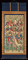 Nine Guardian Kings, Unidentified artist, Hanging scroll; ink and color on paper, China
