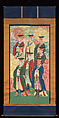 Eight Heavenly Emperors, Unidentified artist, Hanging scroll; ink and color on paper, China