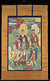 Seven Heavenly Emperors, Unidentified artist, Hanging scroll; ink and color on paper, China