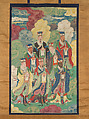 Seven Heavenly Emperors, Unidentified artist, Hanging scroll; ink and color on paper, China