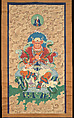 A Guardian King, Unidentified artist, Hanging scroll; color on silk, China