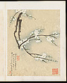 Flowers, Liang Yuwei (Chinese, 1844–1917), Album of twelve leaves; ink and color on silk, China