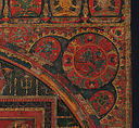 Manjuvajra Mandala, Distemper and gold on cotton, Tibet