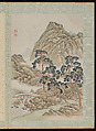 Landscapes, Shangrui (Chinese, born 1634–?), Album of eight leaves; ink and color on paper, China