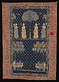 Temple cloth celebrating Krishna (pichhavai), Painted pigments (kalamkari) and glued gold on cotton, India, Deccan