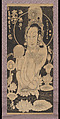 Kannon in a Lotus Pond, Hakuin Ekaku (Japanese, 1686–1769), Hanging scroll; ink on paper, Japan