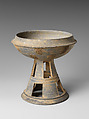 Pedestal dish, Stoneware, Korea