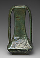 Vase, Hozan, Pottery covered with glaze (Kyoto ware), Japan