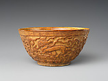 Bowl with carved design, Ivory, China