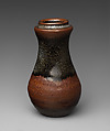 Tea Jar, Clay covered with glaze (Seto ware), Japan
