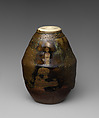 Tea Jar, Clay with glaze (Satsuma ware), Japan