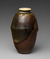 Tea Jar, Clay, covered with glaze (Satsuma ware), Japan
