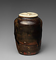 Tea Jar, Clay covered with glaze (Ko Seto type), Japan