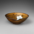 Bowl, Porcelain with iron-oxide glaze and underglaze cobalt-blue decoration (Hizen ware), Japan