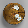 Bowl, Porcelain with iron-oxide glaze and underglaze cobalt-blue decoration (Hizen ware), Japan