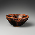 Teabowl, Pottery covered with glaze (Takatori ware), Japan