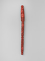 Brush and cover, Red lacquer, China