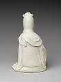 Figure of seated Bodhisattva Guanyin, Porcelain with white glaze (Dehua ware), China