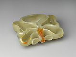 Water coupe in the form of a flower, Jade (nephrite), China