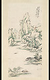 Snowscape, Liang Yuwei (Chinese, 1844–1917), Hanging scroll; ink and color on paper, China