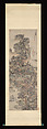Dwellings of the Immortals Amid Streams and Mountains, Wen Boren (Chinese, 1502–1575), Hanging scroll; ink and color on paper, China