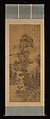 Spring Mountains over Warm Greenery, Dong Qichang (Chinese, 1555–1636) (and assistants), Hanging scroll; ink and color on silk, China