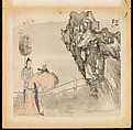 Historical and Legendary Figures, Hu Zhang (Chinese, 1848–1899), Album of twelve leaves; ink and color on silk, China
