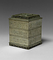 Tiered incense burner, Xue Zichen (Chinese, act. late 19th–early 20th century), Copper-nickel alloy, China