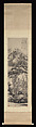 Wintry mountains, Gong Xian (Chinese, 1619–1689), Hanging scroll; ink on paper, China