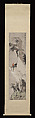 Cranes, Pine Tree, and Lichen, Ren Yi (Ren Bonian) (Chinese, 1840–1896), Hanging scroll; ink and color on paper, China