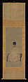 Portrait of a Scholar, Unidentified artist, Hanging scroll; ink and color on paper, China