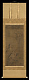 White-robed Kannon, Hanging scroll; ink on silk, Japan