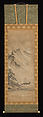 Eight Views of the Xiao and Xiang Rivers, Hanging scroll; ink and color on paper, Japan
