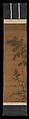 Bamboo and rocks, Li Kan (Chinese, 1245–1320), Pair of hanging scrolls; ink and color on silk, China